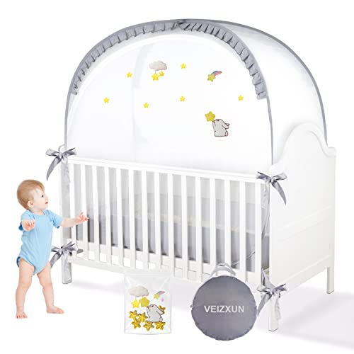 VEIZXUN Pop-up Crib Tent