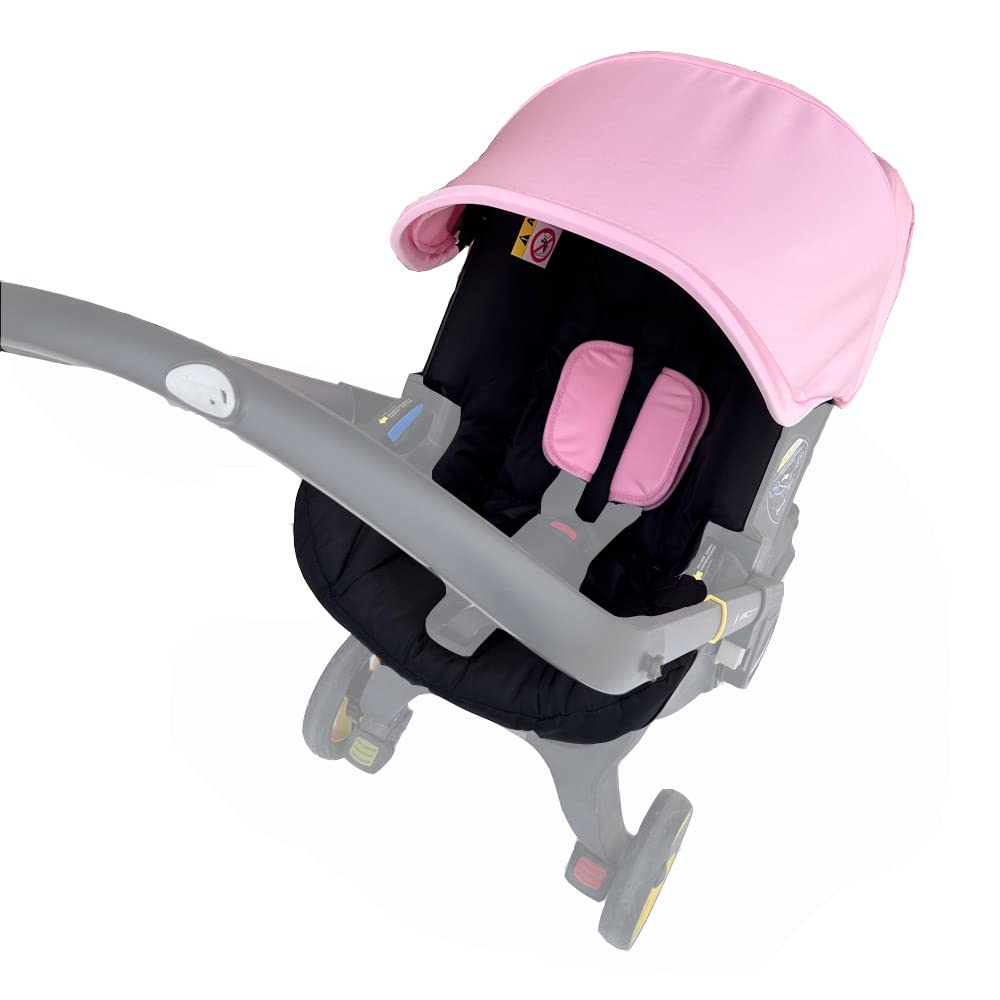 AICTIMO Doona-Compatible Sun Shade (Pink Black)