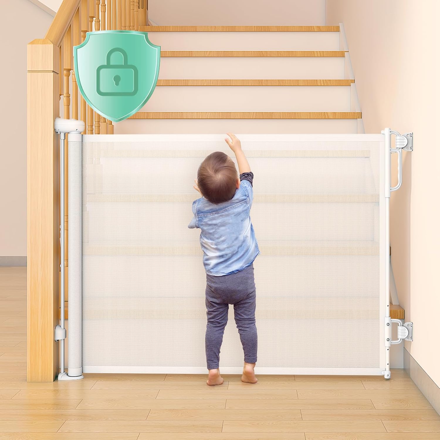 Momcozy Auto Lock Retractable Gate