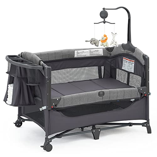 QUTANIX Bedside Bassinet Sleeper