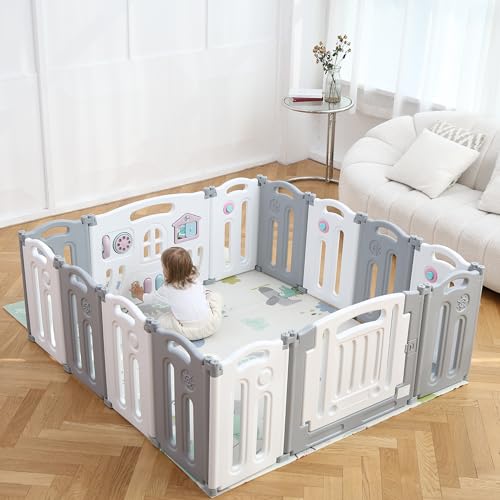 Gupamiga 14-panel White Grey