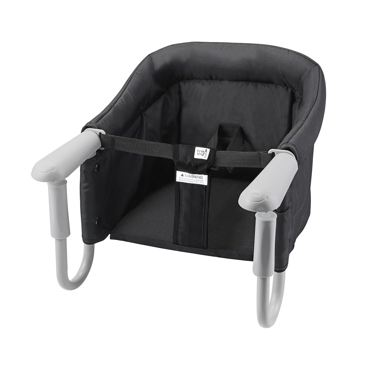 PandaEar Hook On High Chair| Portable Baby Travel Chair| Clip On Booster Seat for Dining (Black)