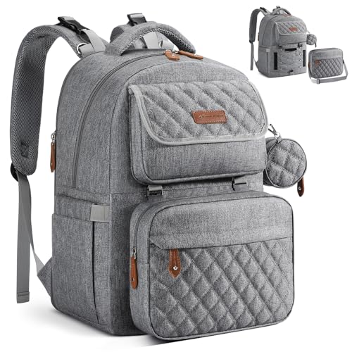 Maelstrom Diaper Bag Backpack (Elegant Grey)