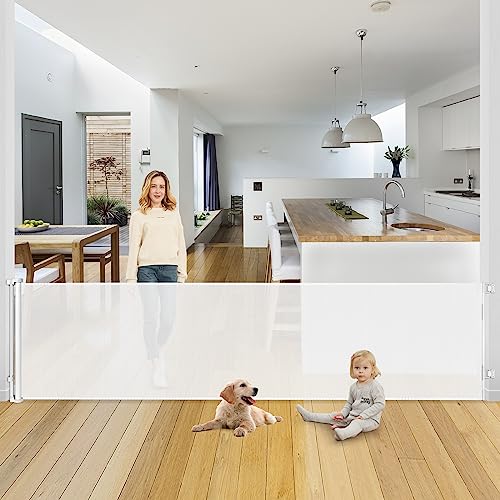 BETERTEK 90" Extra Wide Retractable Gate