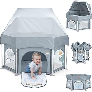BabyBond 53" Portable Playpen