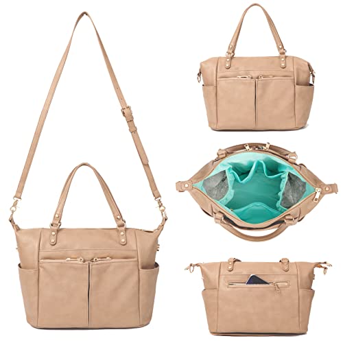 MOMINSIDE Small Diaper Bag (Camel)