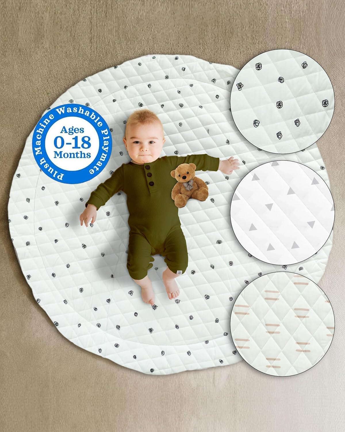 Poppyseed Play 43" Round Mat