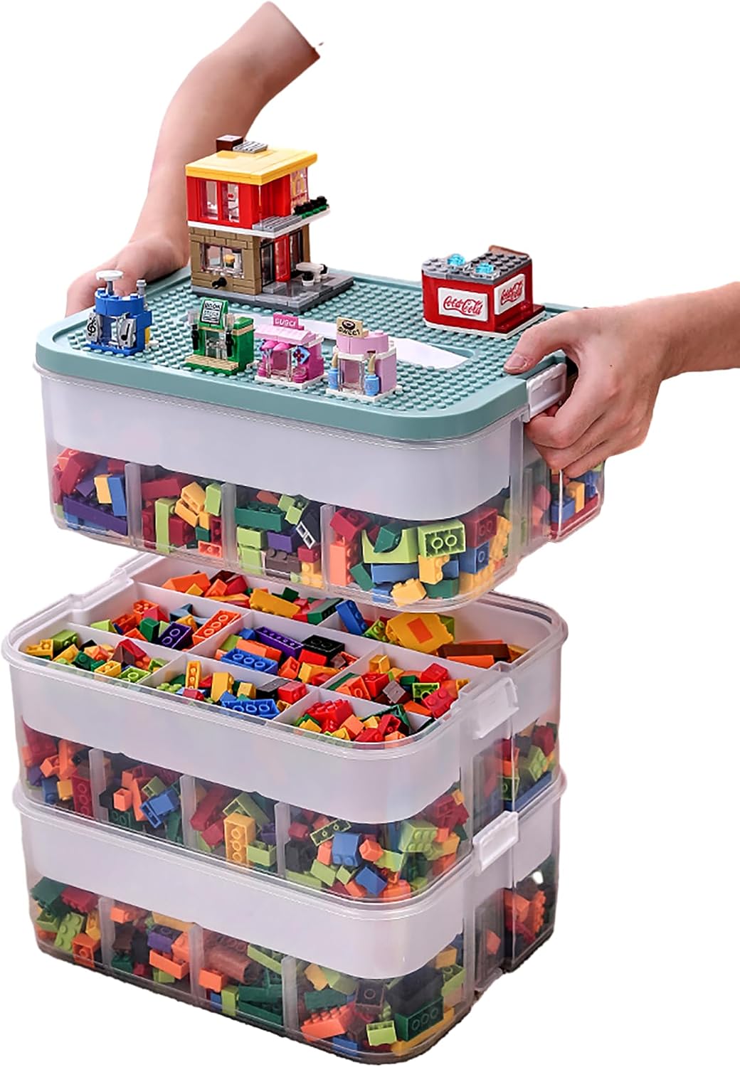 Harazaqa Plastic Stackable Organizer