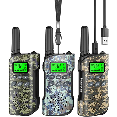 Inspireyes Walkie Talkies 3‑Pack