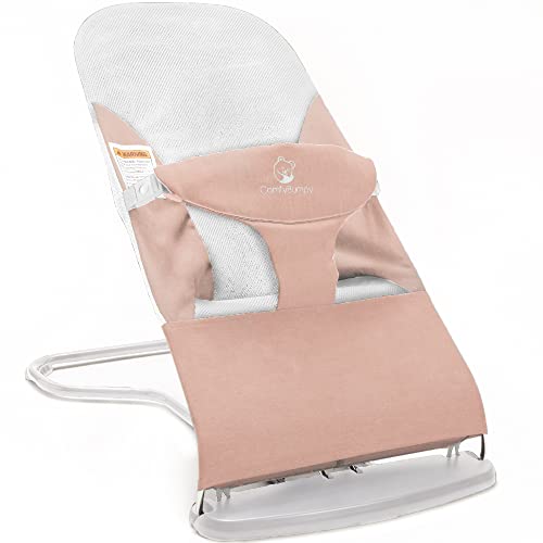ComfyBumpy Ergonomic Baby Bouncer (Pink)