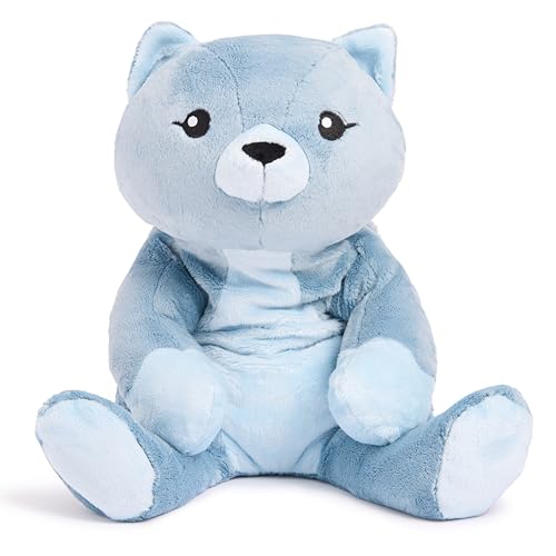 Frankie The Cat 20 Inch 4.5 lb Heavy Cute Sensory Weighted Comfort Plush | Large Unscented Washable Self Care Calming Stuffed Animal for Kids, Teens and Adults