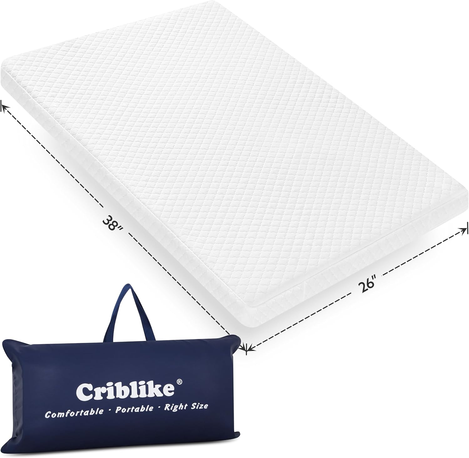 Criblike Waterproof Pack and Play Mattress