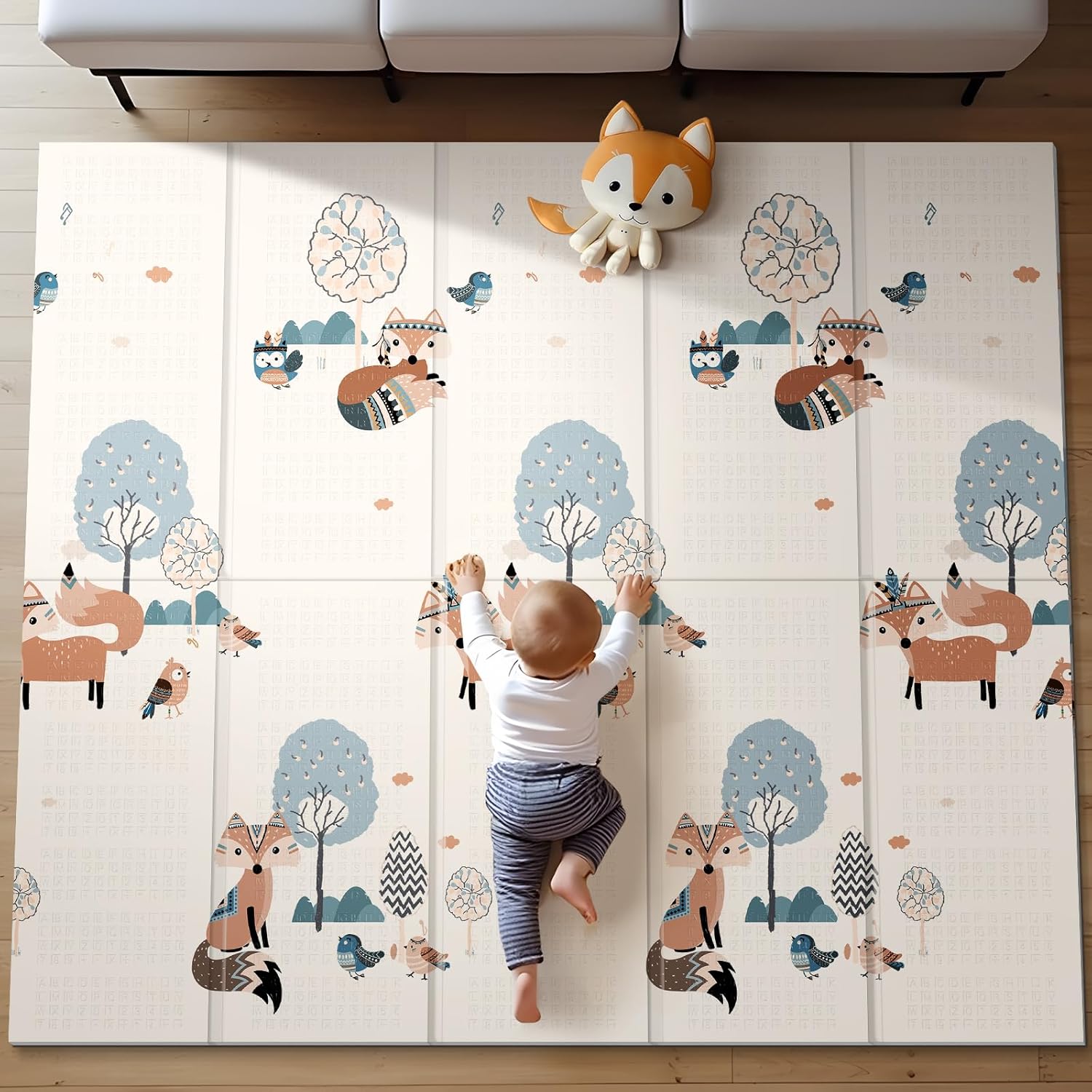 UANLAUO Reversible Foam Play Mat