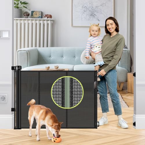 HEELALBABY Reinforced 55" Retractable Gate