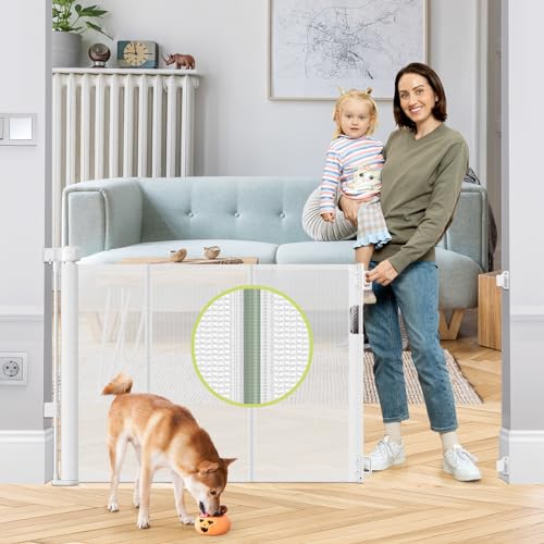 HEELALBABY 55" Reinforced Retractable Gate
