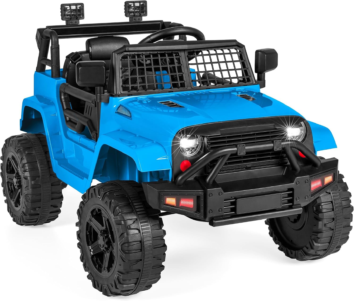 Best Choice Products 12V Kids Ride On Truck (Light Blue)