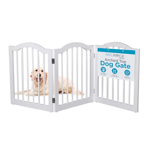 INTERNET'S BEST Arched Top Dog Gate (3 Panel 24")