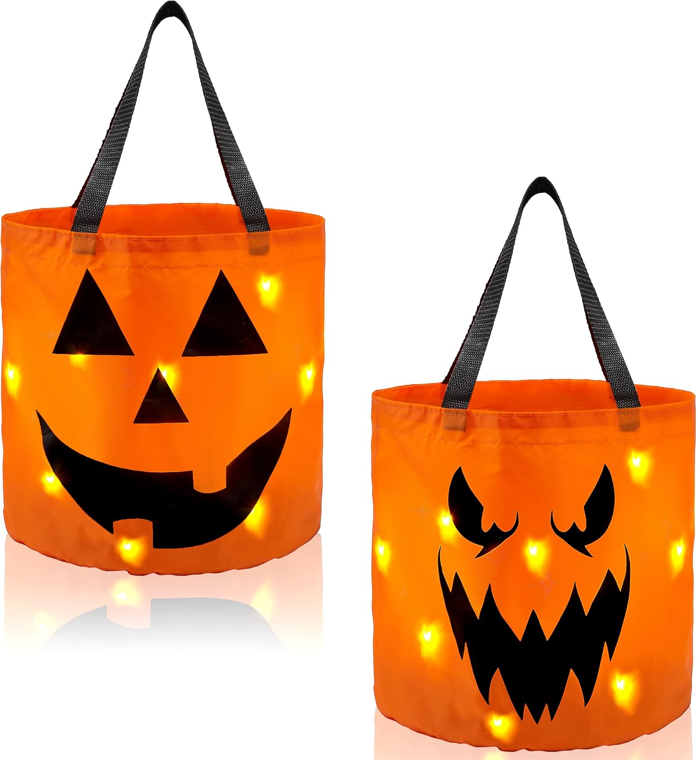 JOYIN 2 PCS LED Pumpkin Buckets