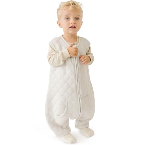Tealbee Dreamsie: Toddler Wearable Blanket with Sleeves | Baby Sleep Bag with Feet and Sleeves for Walkers and Walking Baby. TOG 1.2 Toddler Sleep Suit to Keep Warm (3T-4T)