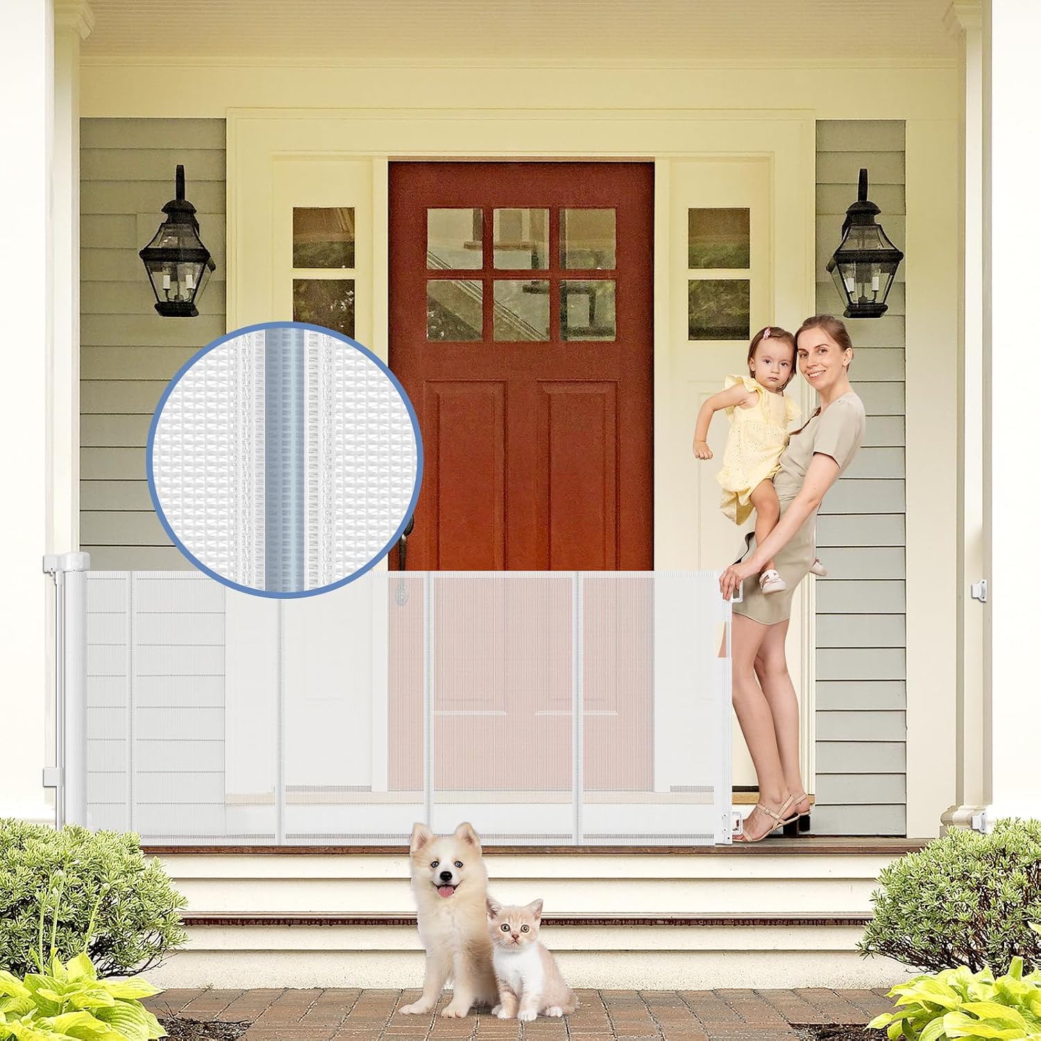 Sair pet 60" Reinforced Retractable Gate