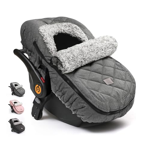 ACRABROS Winter Car Seat Cover (Heather Grey)