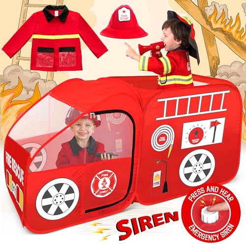 W&O Fire Truck Pop-Up Tent