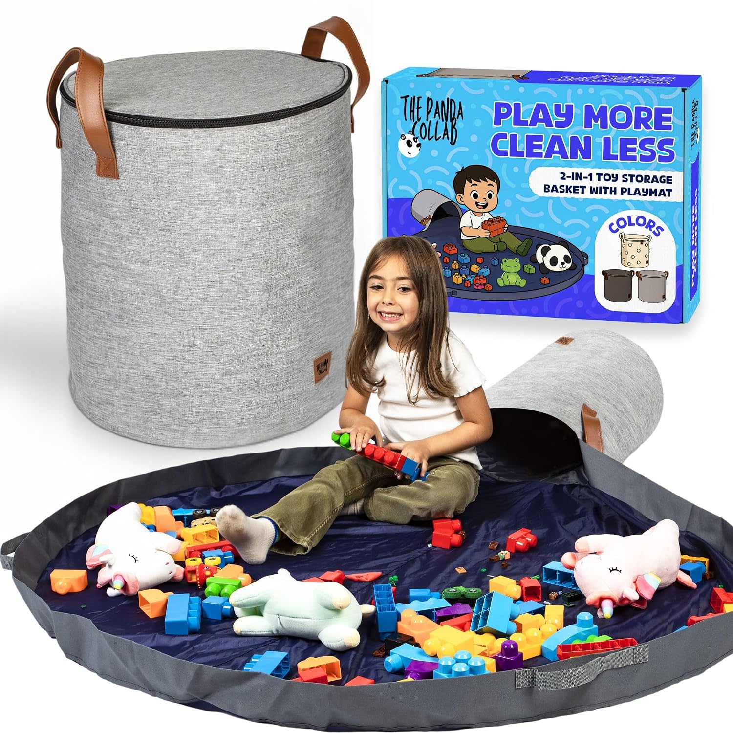 Toy Storage Basket & Playmat