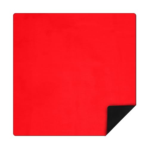 Buryeah 40 x 40 Inch Mahjong Mat (Red)