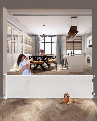 AOURMKOOP 168" Extra Wide Retractable Baby Gate