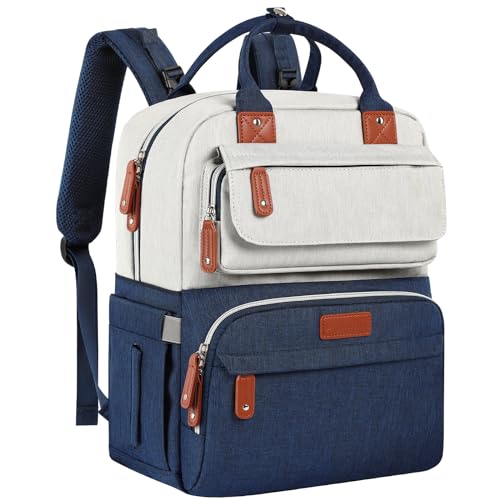 Diaper Bag Backpack, Baby Boy Diaper Bag, Unisex Large Baby Bag for Mom, Waterproof Baby Essentials Travel Diaper Backpack with Insulated Pockets and Stroller Straps