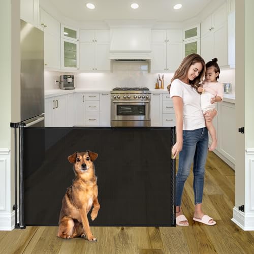 KISKIZ 56" Retractable Gate (Black)