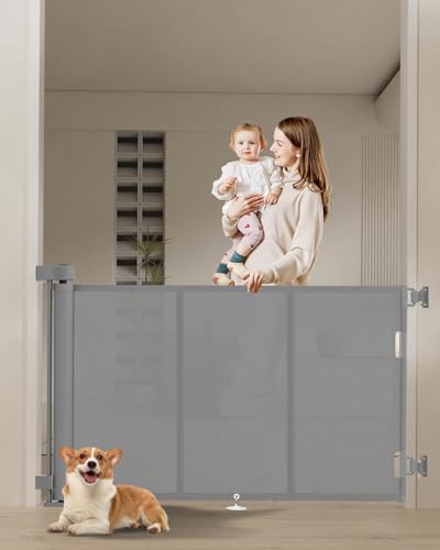 71 inch Retractable Baby Gates 34 inch Tall