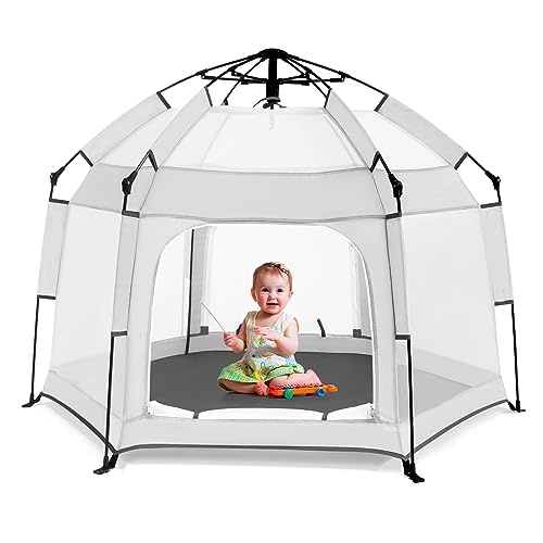 Bend River Baby Playpen with Canopy