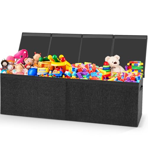 Patelai Extra Large Toy Box (Black)