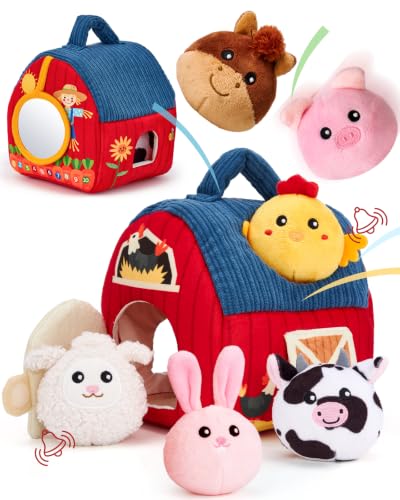hahaland Surprise Barn Plush Set