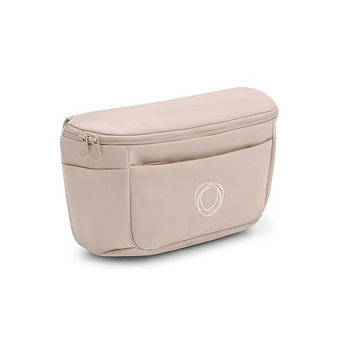 Bugaboo Organizer - Compact Size Multipocket Diaper Bag -Compatible with Any Stroller - Attaches to the Handlebar (Desert Taupe)