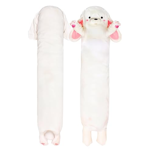 Big Bunny Plush Body Pillow for Kids | Long Stuffed Animal Cuddle Pillow | Soft Hugging Toy | Plushie Gift for Girls & Boys | Long Plush Body Pillow for Sleep & Comfort | Large, 47 Inches
