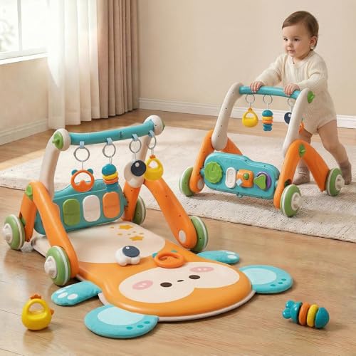 Jovow 2-in-1 Baby Gym & Walker
