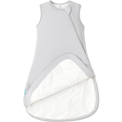 Supersoft Sleep Sack 1.0 TOG, Premium Bamboo Viscose Baby Sleeping Bag 2-Way Zipper Sleep Sack Baby Wearable Blanket