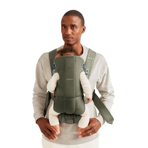 BabyBjorn Baby Carrier Mini, Woven, Dark Green
