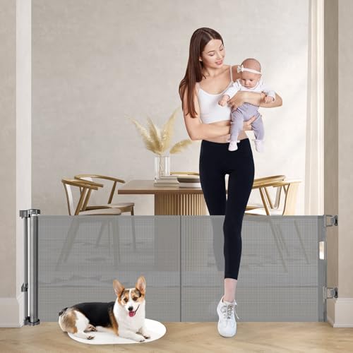 Bingguz 24" Retractable Gate (Gray)