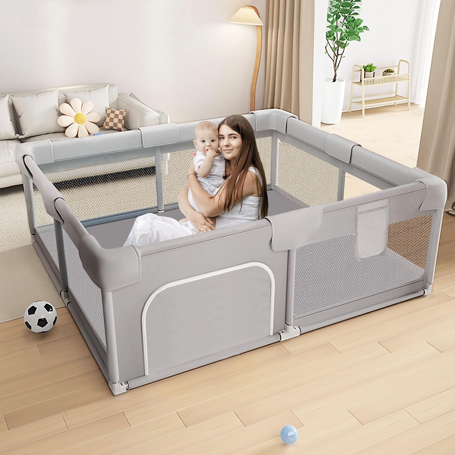 Hiaksedt Baby Playpen
