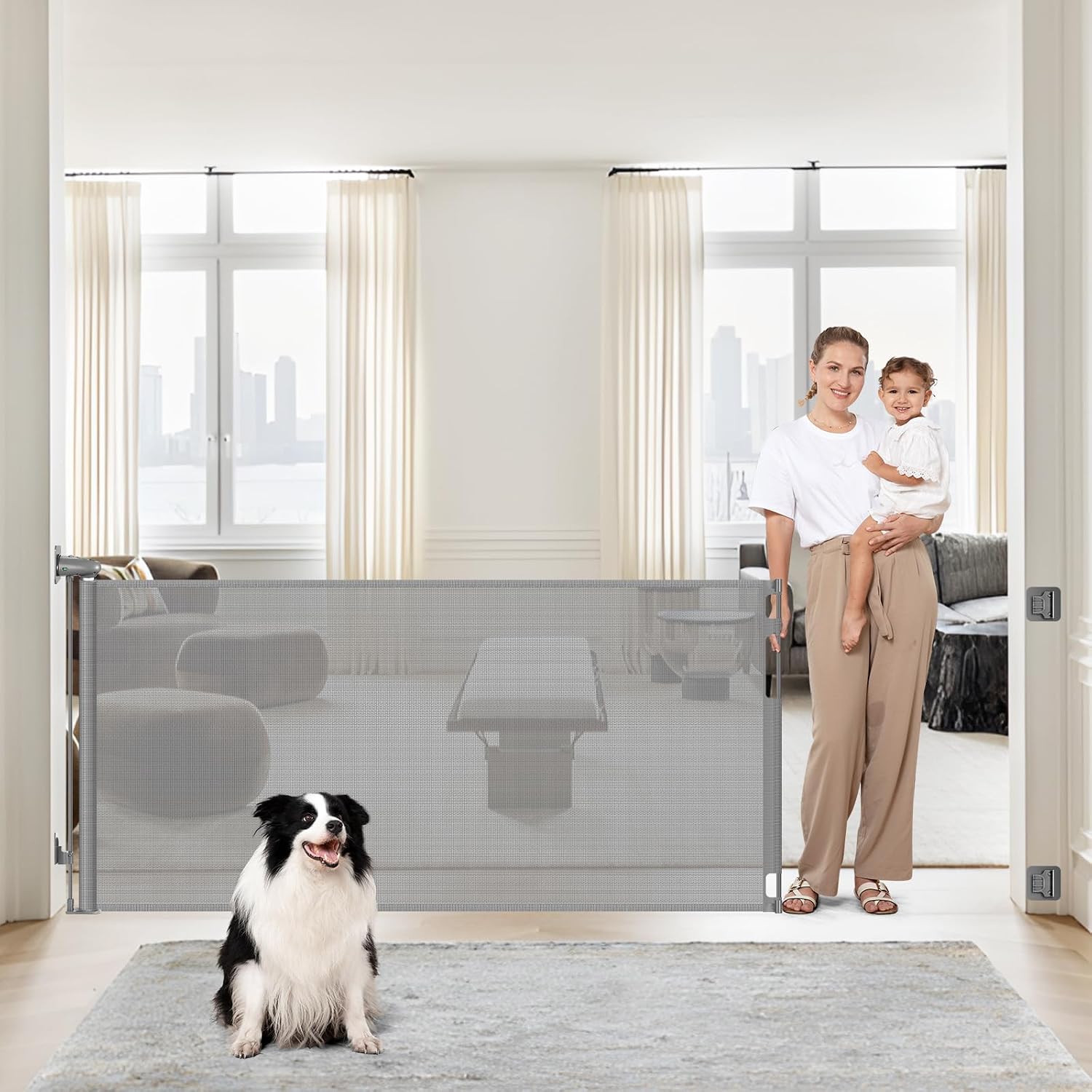 Dabormi 75" Retractable Gate