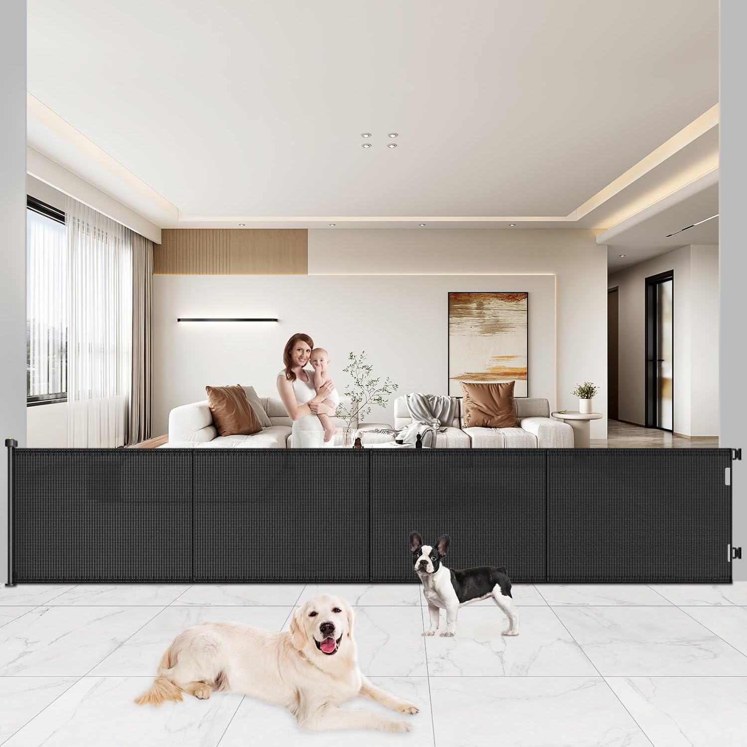 Pawtners 200" Retractable 41" Tall