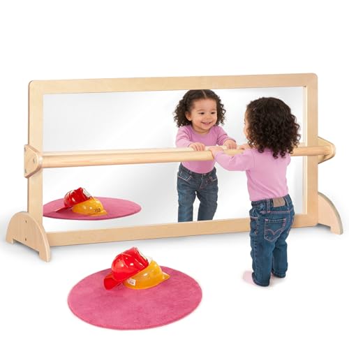 3-Position Montessori Wood Frame Mirror Set