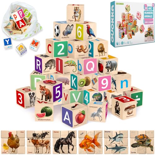 QUOKKA Montessori Wooden Blocks