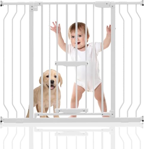 Extra Tall Baby Gate with Cat Door