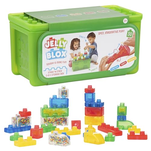 Jelly Blox Stash 'N Stack 2-in-1 Storage Case