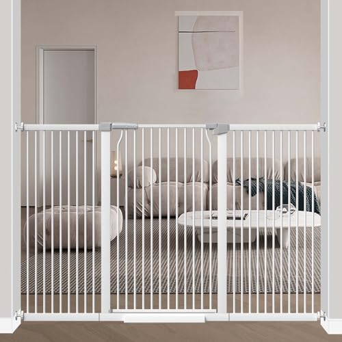 40.5" Extra Tall Baby Gate (White)