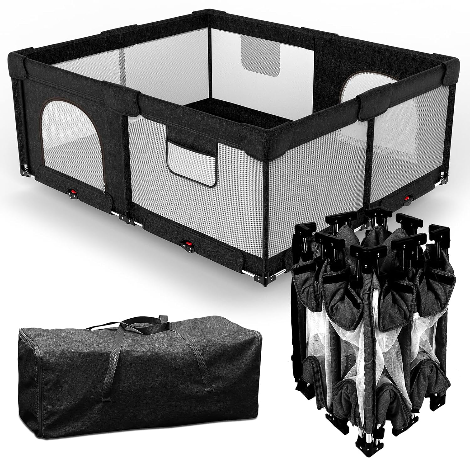 dearlomum Foldable Playpen 59"71"